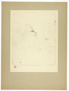 Pessima, piatto tre di Yvette Guilbert da Henri de Toulouse Lautrec