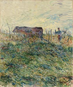 Aratura nel vigneto, 1883 da Henri de Toulouse Lautrec