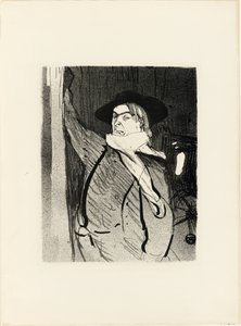 Ritratto di Aristide Bruant, da Le Café-Concert da Henri de Toulouse Lautrec