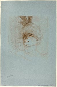 Ritratto di Mademoiselle Marcelle Lender, vista a tre quarti da Henri de Toulouse Lautrec