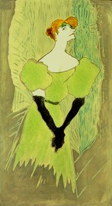 Ritratto di Yvette Guilbert da Henri de Toulouse Lautrec