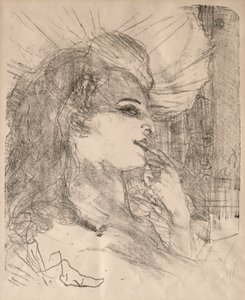 Ritratti di attori e attrici: Tredici litografie: Anna Held, 1898 da Henri de Toulouse Lautrec