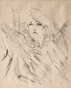 Ritratti di attori e attrici: Tredici litografie: Sarah Bernhardt da Henri de Toulouse Lautrec