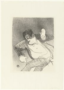 Ritratto del comico Caudieux che balla al Petit Casino da Henri de Toulouse Lautrec