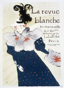 Poster per La Revue blanche realizzato da Henri de Toulouse-Lautrec nel 1895