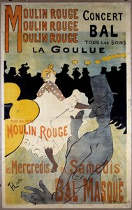 Poster per il Moulin Rouge (ballo in maschera 