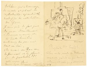Princeteau e Lautrec da Henri de Toulouse Lautrec