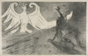 Progetto per Frontespizio a: Au pied du Sinaï, 1898 da Henri de Toulouse Lautrec
