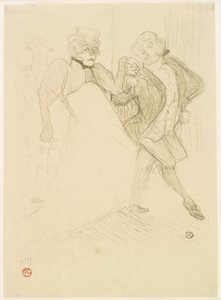 Réjane e Galipaux in Madame Sans-Gêne da Henri de Toulouse Lautrec
