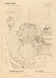 Rosmersholm, Le Gage, 1897 da Henri de Toulouse Lautrec