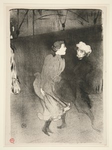 Prova generale alle Folies-Bergère - Emilenne D da Henri de Toulouse Lautrec