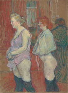 Rue des Moulins, 1894 da Henri de Toulouse Lautrec