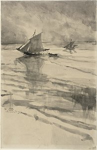 Barche a vela da Henri de Toulouse Lautrec