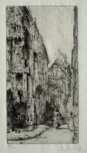 Saint-Etienne des Tonneliers a Rouen da Henri de Toulouse Lautrec