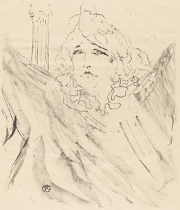Sarah Bernhardt in "Cleopatra" da Henri de Toulouse Lautrec