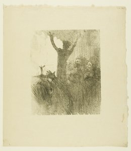 Schlomé Fuss nella sinagoga, da Au Pied du Sinaï da Henri de Toulouse Lautrec