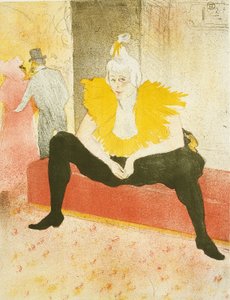 Clown femminile seduto (Mademoiselle Cha-U-Kao), tavola uno da Elles