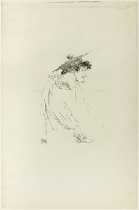 Piccola ragazza inglese (Miss Dolly) da Henri de Toulouse Lautrec