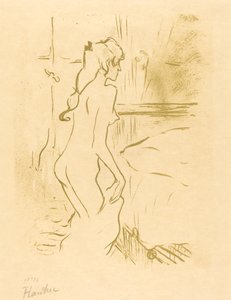 Studio di una donna (Etude de femme) da Henri de Toulouse Lautrec
