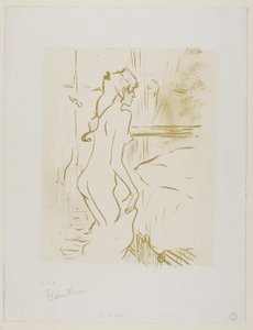 Studio di una donna da Henri de Toulouse Lautrec