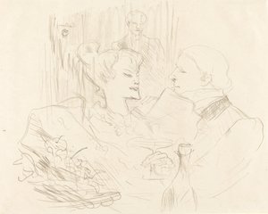 Cena a Londra da Henri de Toulouse Lautrec