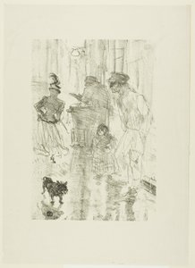 Il venditore di castagne da Henri de Toulouse Lautrec