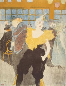 La Clownesse al Moulin Rouge da Henri de Toulouse Lautrec
