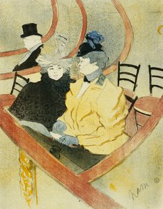 La grande loggia, 1896-7 da Henri de Toulouse Lautrec