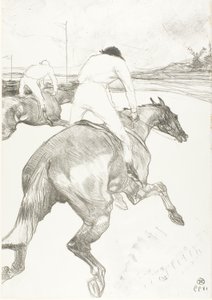 Il fantino da Henri de Toulouse Lautrec