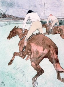 Il fantino da Henri de Toulouse Lautrec