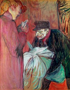La lavanderia della casa da Henri de Toulouse Lautrec