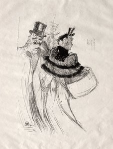 Il vecchio gentiluomo da Henri de Toulouse Lautrec