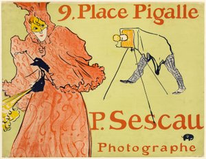 Il fotografo Sescau da Henri de Toulouse Lautrec
