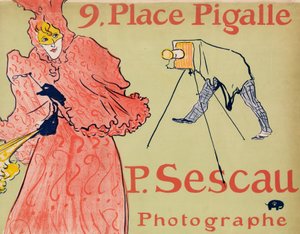 Il fotografo Sescau da Henri de Toulouse Lautrec