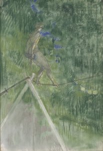 La danzatrice della corda (pastello)
