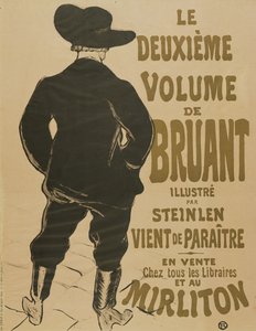 Il secondo volume di Bruant da Henri de Toulouse Lautrec