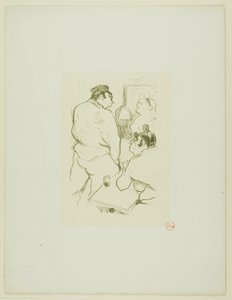 Il terrore di Grenelle da Henri de Toulouse Lautrec