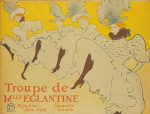 La troupe di Mademoiselle Eglantine, 1896 da Henri de Toulouse Lautrec