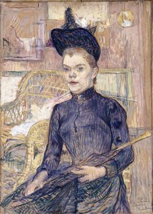 La donna con il cappello nero, Berthe la sorda da Henri de Toulouse Lautrec