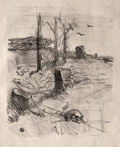 Un cimitero in Galizia da Henri de Toulouse Lautrec