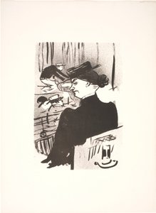 Una Spettatrice da Henri de Toulouse Lautrec