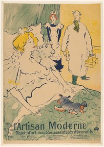 Donna a letto visitata dal medico da Henri de Toulouse Lautrec
