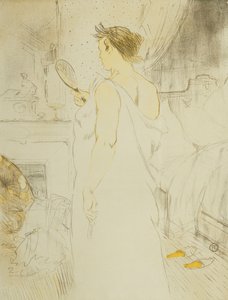 Donna con ghiaccio - La ghiaccia a mano, Tavola VI da Elles, 1896 da Henri de Toulouse Lautrec