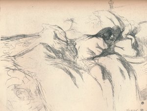 Donna che si sveglia a letto, 1896