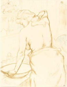 Donna che si Lava da Henri de Toulouse Lautrec