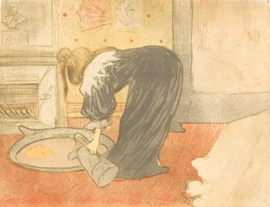 Donna nella vasca, 1896 da Henri de Toulouse Lautrec