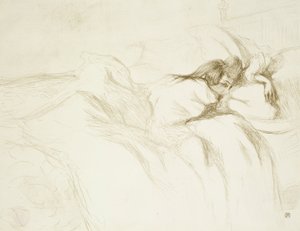 Donna a letto—Risveglio, tavola tre da Elles da Henri de Toulouse Lautrec
