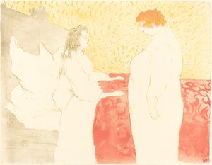 Donna a Letto, Profilo da Henri de Toulouse Lautrec