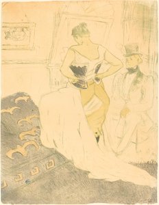 Donna in Corsetto da Henri de Toulouse Lautrec