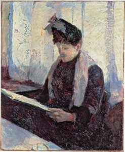 Donna in caffè da Henri de Toulouse Lautrec